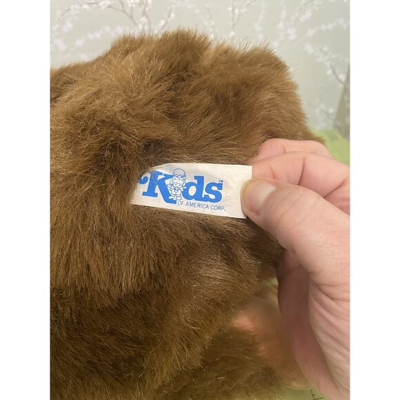 Kids of America Monkey Chimp Chimpanzee Ape Plush 15” Brown Tan Stuffed Animal - Picture 6 of 9